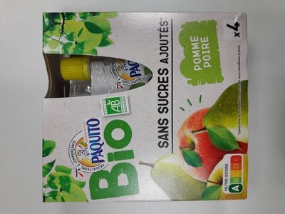 Gourdes Purée De Fruits Pommes Poires Ssa - Bio - 4 X 90 G - Adulte