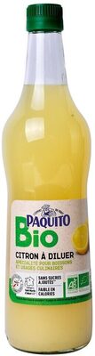Concentré Citron Bio Bt Verre 70cl