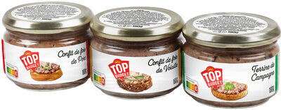 Assortiment De Verrines - Confit De Foie De Porc / Confit De Foie De Volaille /