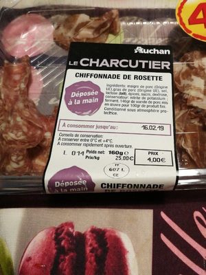 Chiffonnade De Rosette