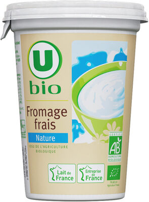 Fromage Blanc Frais Nature Lait Pasteurisé, 500g