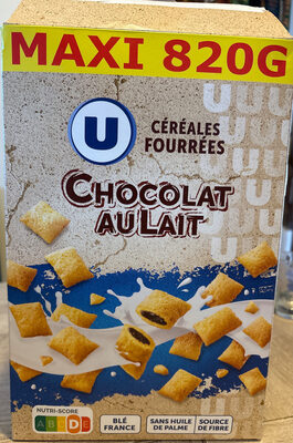 Céréales Fourrées Au Chocolat Au Lait Coque Jaune