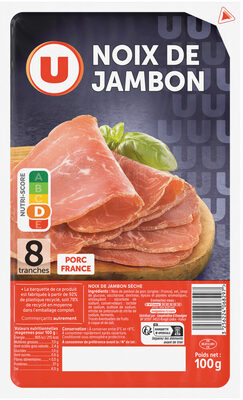 Noix De Jambon - X8 Tranches, 100g