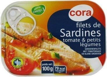 Filet De Sardines Aux Tomates Et Petits Legumes
