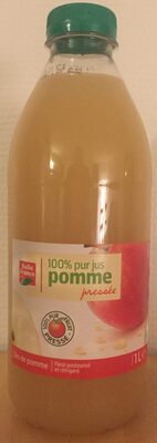 100% Pur Jus Pomme Pressée