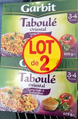 Taboulé Oriental Curry Douc Et Raisins Secs