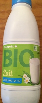 Lait Bio Demi-écrémé