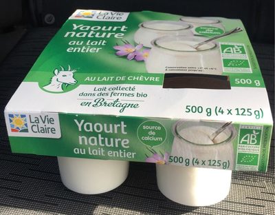 Yaourt Nature Entier Au Lait De Chèvre