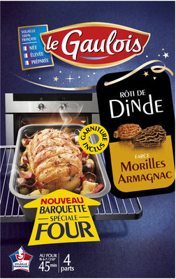 Rôti De Dinde Farce Morilles Et Armagnac