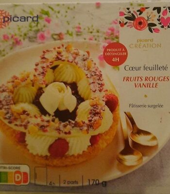 Cœur Feuilleté Fruits Rouges Vanille