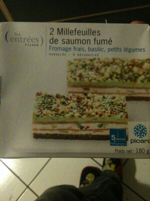 2 Millefeuilles De Saumon Fumé