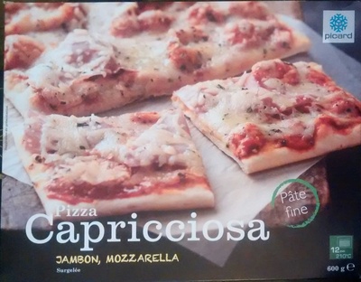 Pizza Capricciosa (jambon, Mozzarella), Surgelée