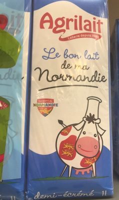 Lait Demi-écrémé Uht Bbc Sans Ogm Normandie