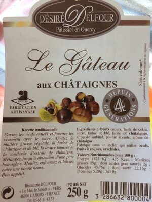Le Gateau Aux Chataignes