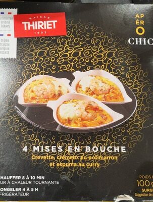 Mises En Bouche Crevettes Potimarron