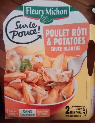 Poulet Rôti & Potatoes Sauce Blanche