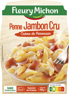 Penne Jambon Cru Crème De Parmesan