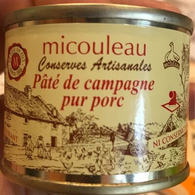 Paté De Campagne Pur Porc