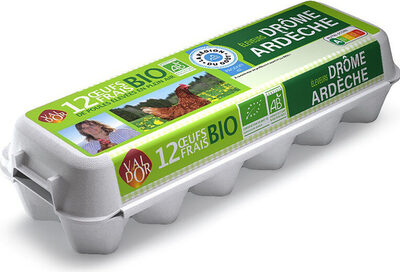 Boîte De 12 Œufs Bio - Ra - Cal. Moyen