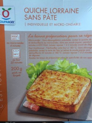 Quiche Lorraine Sans Pâte
