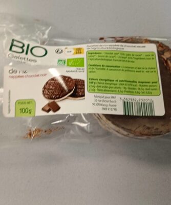 Galettes De Riz Bio Au Chocolat Noir