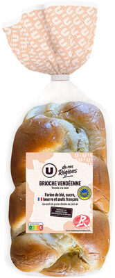 Brioche Vendéenne Tressée Label Rouge , 500g