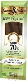 Chocolat Noir 70% Sucre De Fleur De Coco
