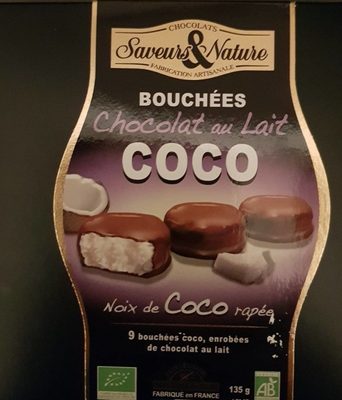 Bouchees Coco Au Choc. Noir Coffret 135g