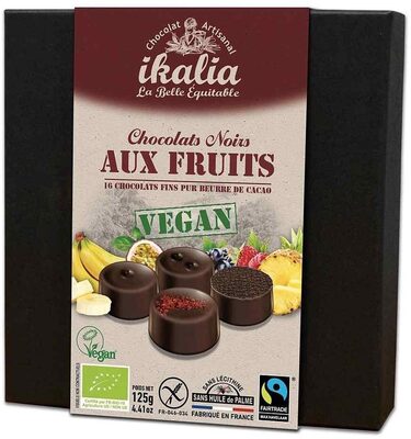 Coffret De Choc Noir Aux Fruits Sg