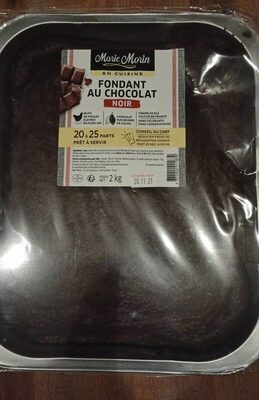 Fondant Au Chocolat Noir
