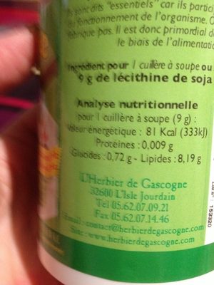 Lecithine De Soja Granules