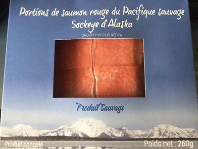 Portions De Saumon Rouge Du Pacifique Sauvage Sockeye D'alaska