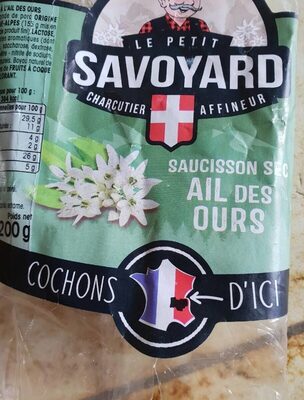 Saucisson Sec Ail Des Ours