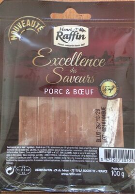 Saucisson Sec Porc Et Boeuf