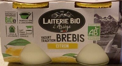 Yaourt Tradition Brebis Citron