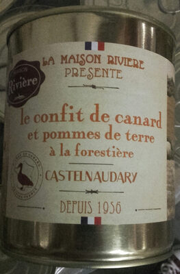 Confit De Canard Et Pomme De Terre À La Forestière
