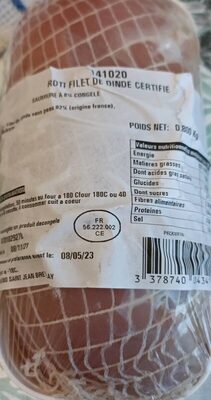 Rôti Filet De Dinde Certifie