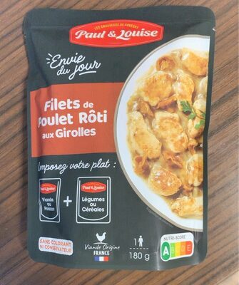 Filets De Poulet Rôti Aux Girolles