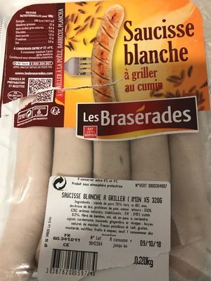 Saucisse Blanche À Griller Au Cumin