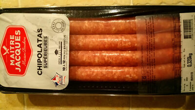 Maître Jacques Chipolatas Supérieures Sans Colorant