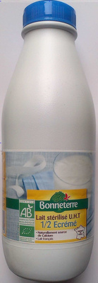 Lait Stérilisé Uht 1/2 Écrémé