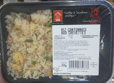 Riz Cantonais Aux Crevettes