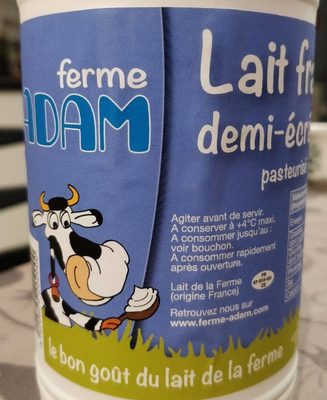 Lait Frais Demi-écrémé