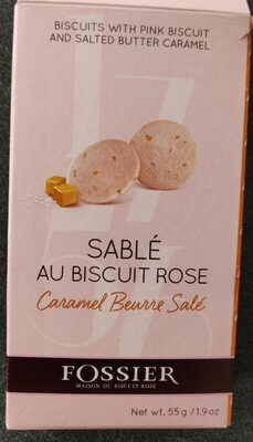 Sablé Caramel Beurre Salé Au Biscuit Rose