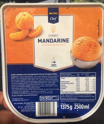 Sorbet Mandarine