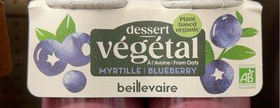 Dessert Végétal À L'avoine Myrtille