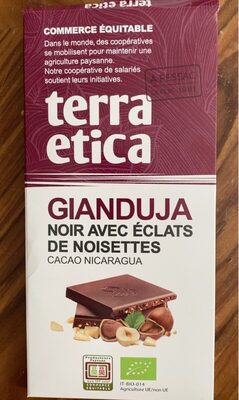 Gianduja Noir Avec Éclats De Noisettes Cacao Nicaragua