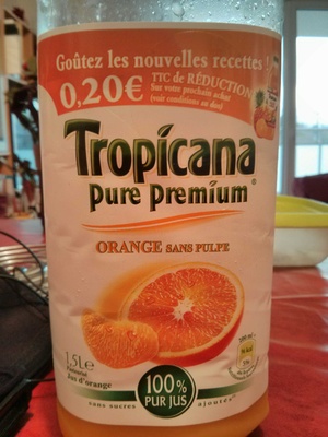 Jus D'orange Pure Premium Sans Pulpe