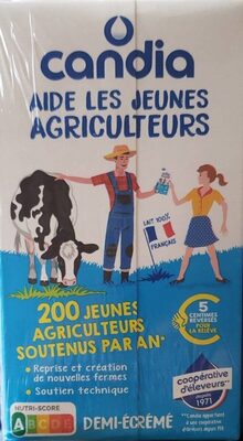 Lait Demi-ecrémé Jeunes Agriculteurs