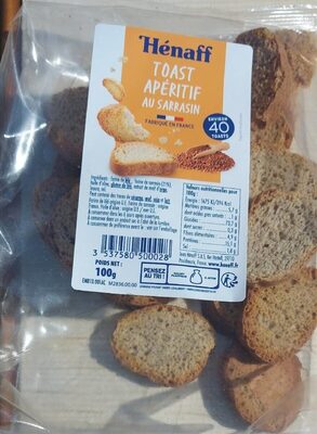 Toast Apéritif Au Sarrazin